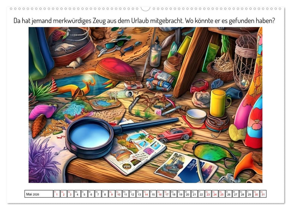 Lauter verrücktes Zeug (CALVENDO Premium Wandkalender 2026)