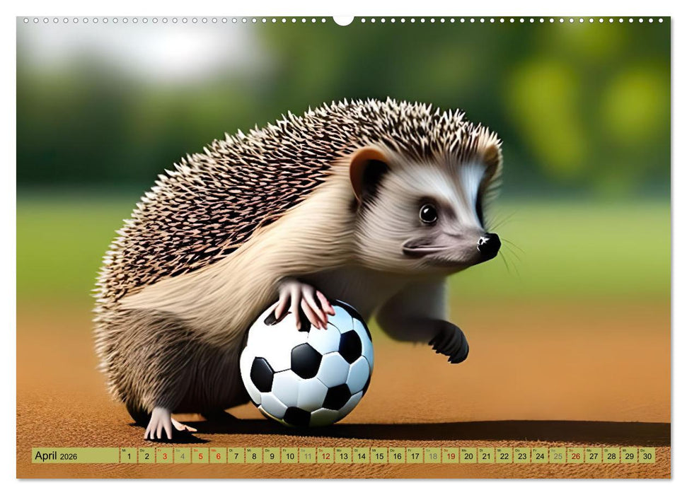 Igel-Abenteuer (CALVENDO Wandkalender 2026)