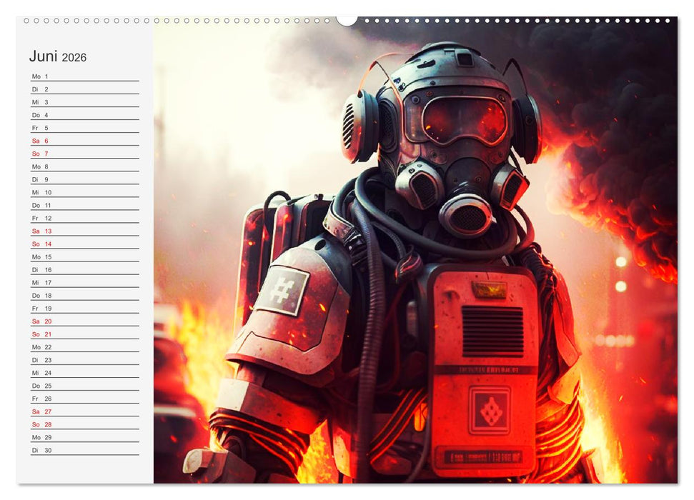 Roboter, Zukunft, Visionen. Die Arbeitskräfte von Morgen (CALVENDO Wandkalender 2026)