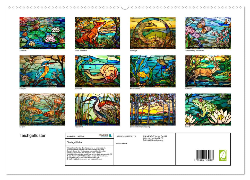 Teichgeflüster (CALVENDO Premium Wandkalender 2026)
