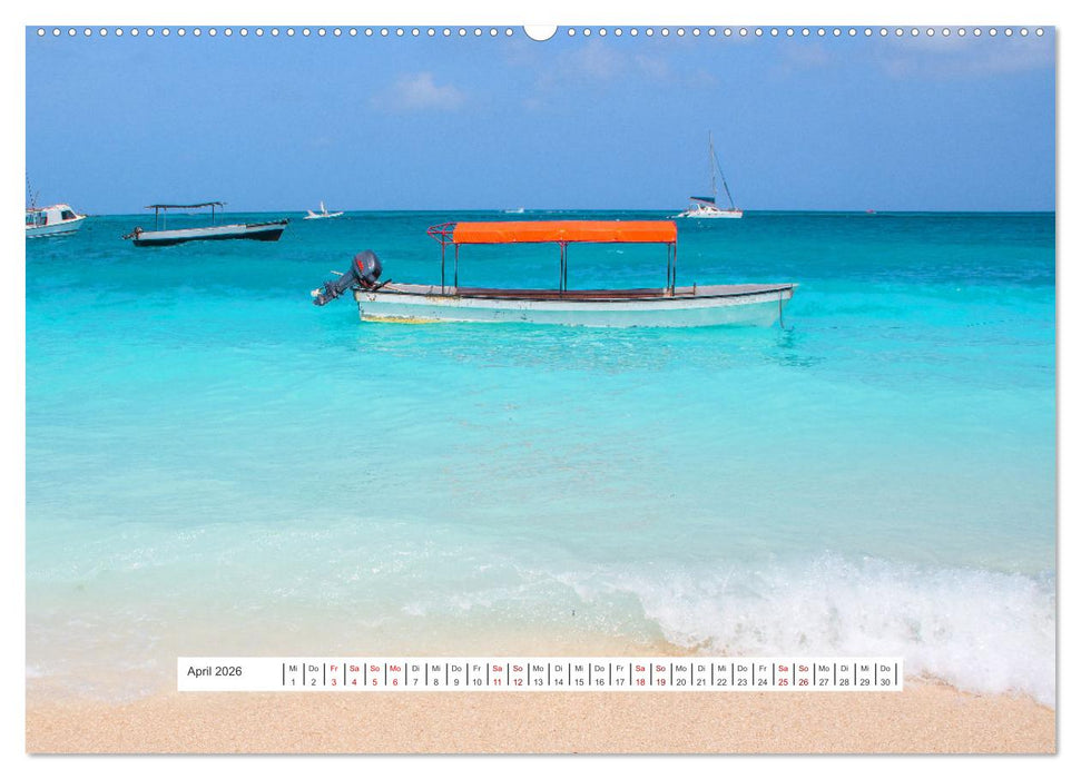 Sansibar - Sonne, Sand, Meer (CALVENDO Premium Wandkalender 2026)