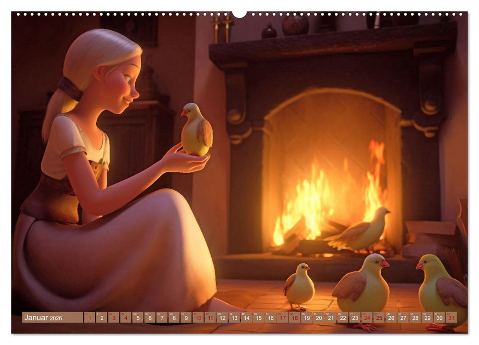 Glücklich wie im Märchen (CALVENDO Wandkalender 2026)