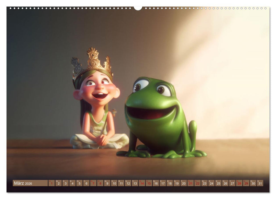 Glücklich wie im Märchen (CALVENDO Wandkalender 2026)