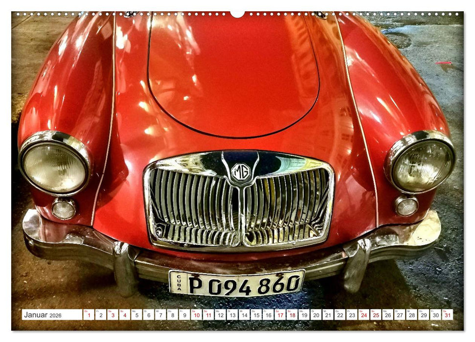 Best of Sports Cars - Legendäre britische und amerikanische Sportwagen (CALVENDO Wandkalender 2026)