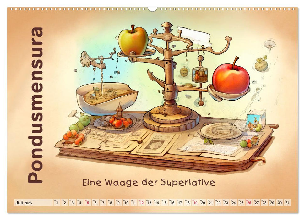 Gastronomatron - Fantasie in der Küche (CALVENDO Premium Wandkalender 2026)