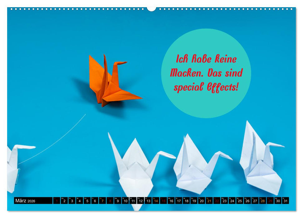 Kopf hoch Motivations Sprüche (CALVENDO Wandkalender 2026)