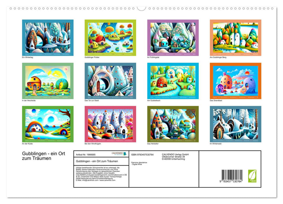 Gubblingen - ein Ort zum Träumen (CALVENDO Premium Wandkalender 2026)