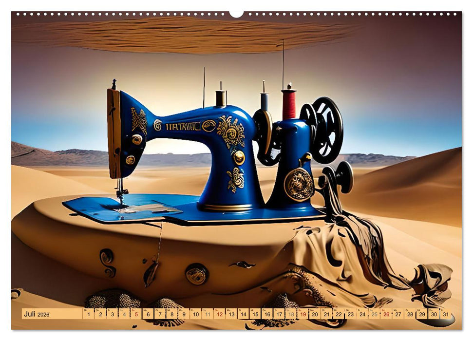 Die Wüste - Kulisse der Fantasie (CALVENDO Premium Wandkalender 2026)