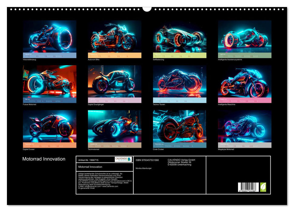 Motorrad Innovation (CALVENDO Wandkalender 2026)