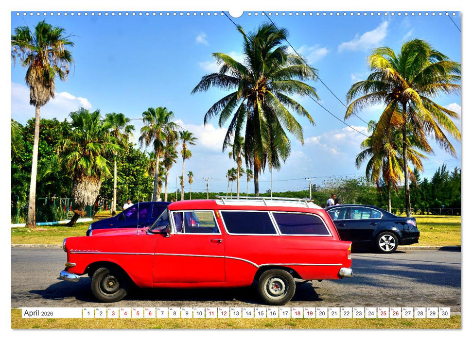 BEST OF OPEL P1 - Der legendäre Rekord Caravan in Kuba (CALVENDO Wandkalender 2026)