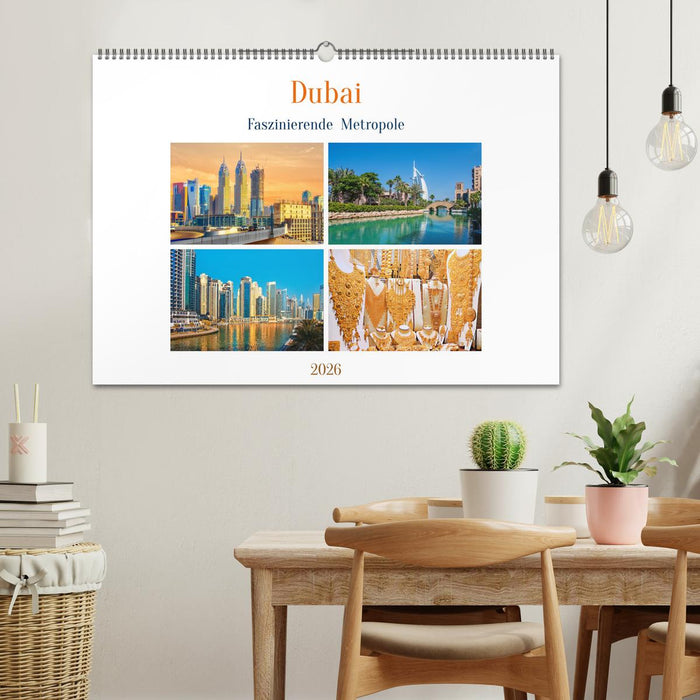 Dubai - Faszinierende Metropole (CALVENDO Wandkalender 2026)