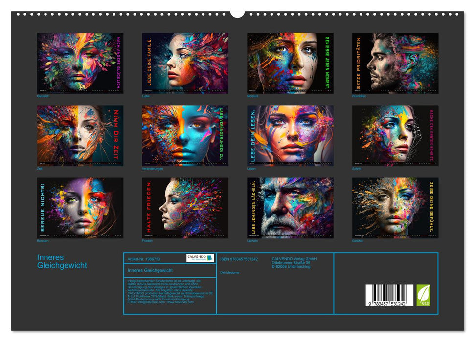 Inneres Gleichgewicht (CALVENDO Premium Wandkalender 2026)