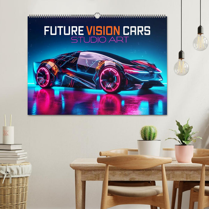 Future Vision Cars-Studio Art (CALVENDO Wandkalender 2026)