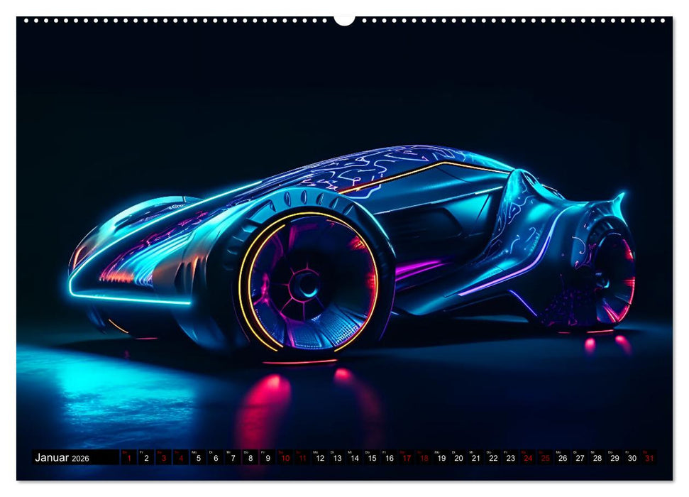 Future Vision Cars-Studio Art (CALVENDO Wandkalender 2026)