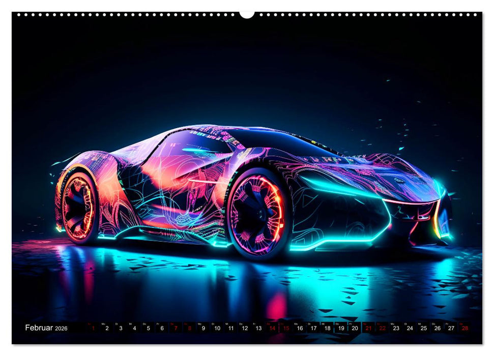 Future Vision Cars-Studio Art (CALVENDO Wandkalender 2026)