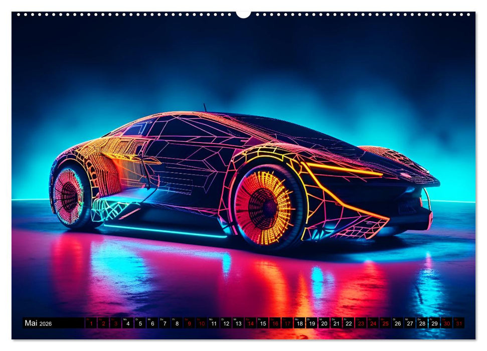 Future Vision Cars-Studio Art (CALVENDO Wandkalender 2026)