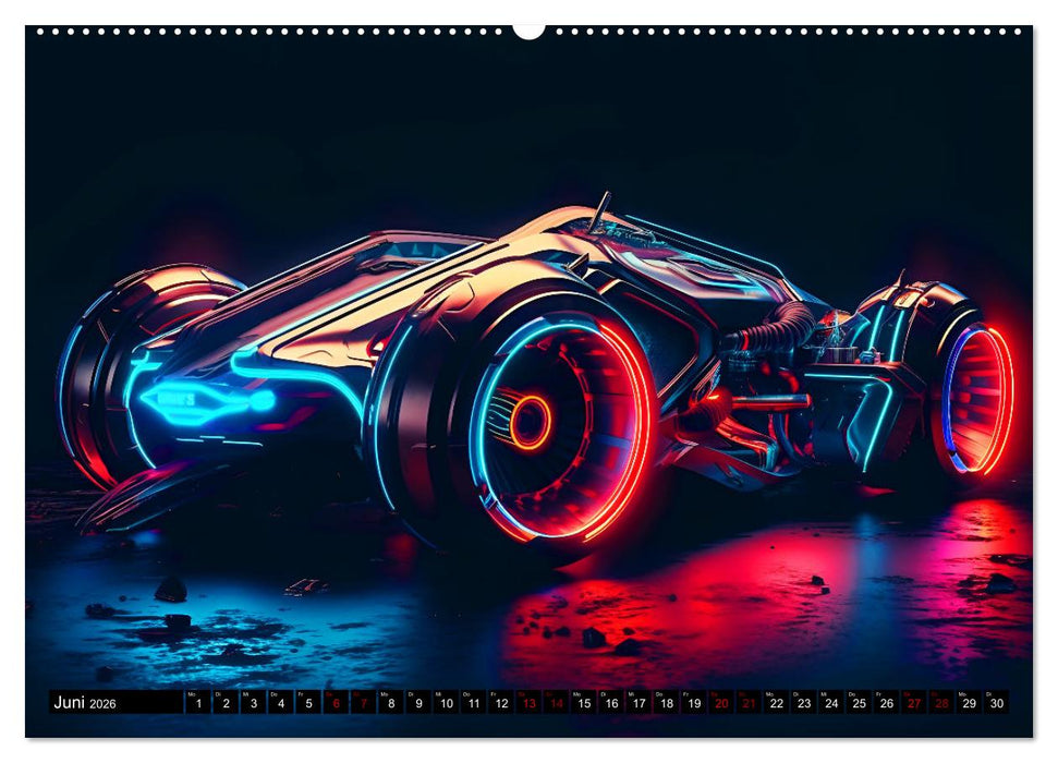 Future Vision Cars-Studio Art (CALVENDO Wandkalender 2026)