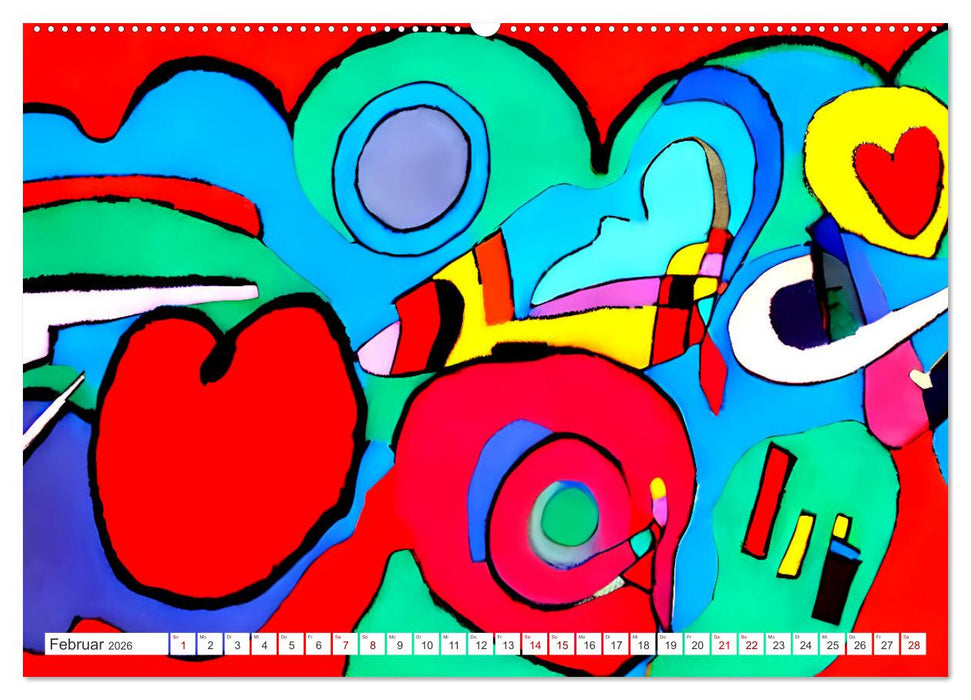 Expressionismus - Farbenspiel der Kunst (CALVENDO Wandkalender 2026)