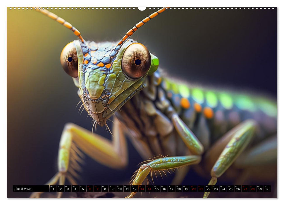 Kleine Tiere ganz nah (CALVENDO Wandkalender 2026)