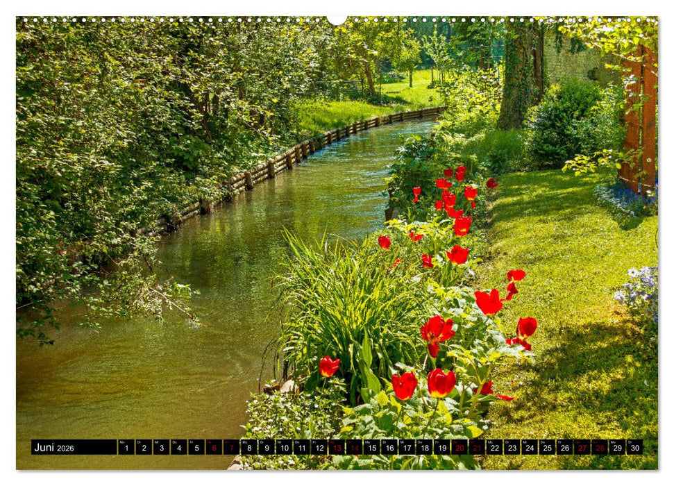 WasserStadt Augsburg (CALVENDO Premium Wandkalender 2026)