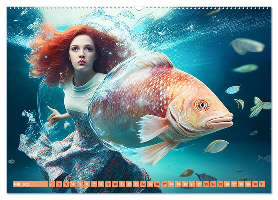 Unterwasser Experiment (CALVENDO Wandkalender 2026)