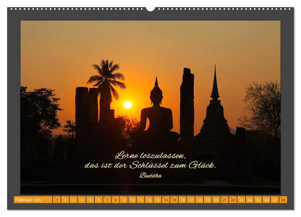 Worte der Weisheit Motivation für das ganze Jahr (CALVENDO Wandkalender 2026)