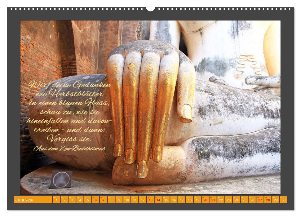 Worte der Weisheit Motivation für das ganze Jahr (CALVENDO Wandkalender 2026)