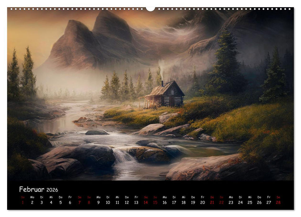 Ein Traum von Einsamkeit (CALVENDO Premium Wandkalender 2026)