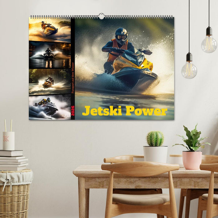 Jetski Power (CALVENDO Wandkalender 2026)