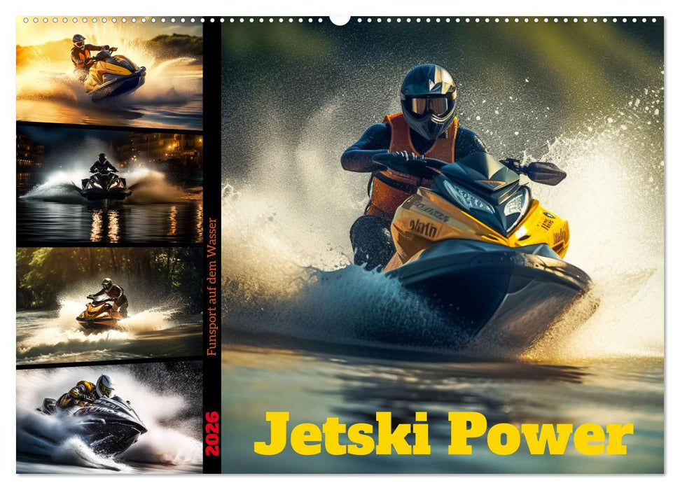 Jetski Power (CALVENDO Wandkalender 2026)