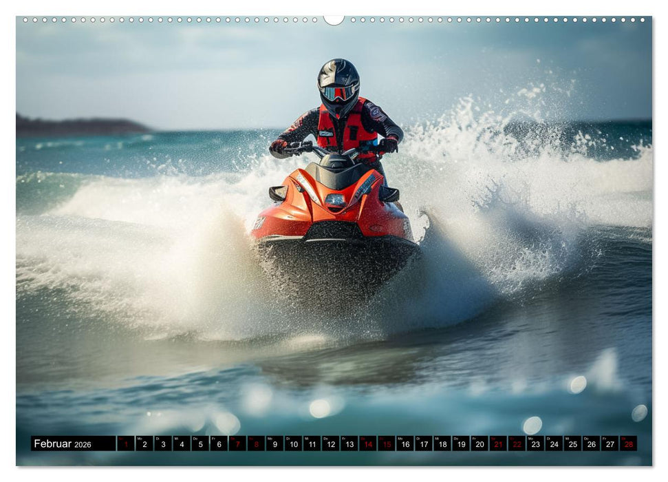 Jetski Power (CALVENDO Wandkalender 2026)