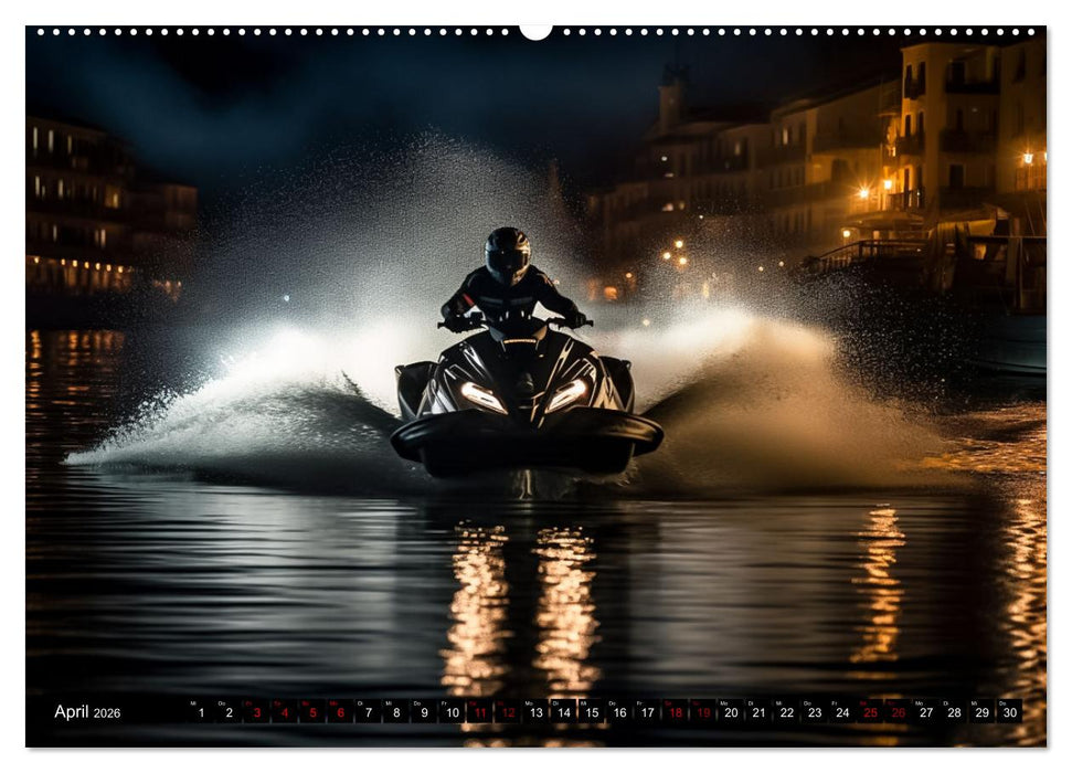 Jetski Power (CALVENDO Wandkalender 2026)