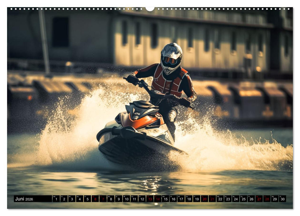 Jetski Power (CALVENDO Wandkalender 2026)