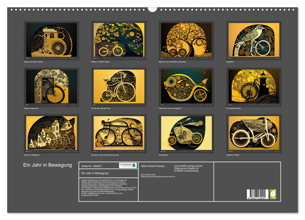 Ein Jahr in Bewegung (CALVENDO Wandkalender 2026)