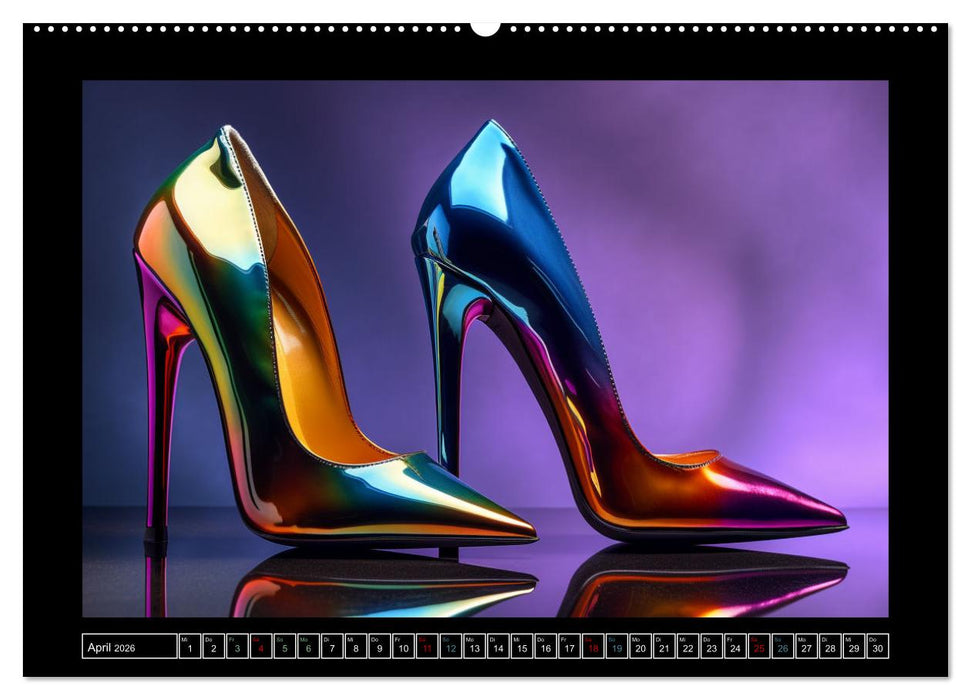 high heel verführerisch schön (CALVENDO Premium Wandkalender 2026)