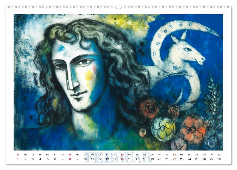 Die zwölf Tierkreiszeichen (CALVENDO Premium Wandkalender 2026)