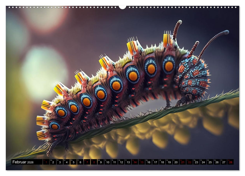 Kleine Tiere ganz nah (CALVENDO Premium Wandkalender 2026)