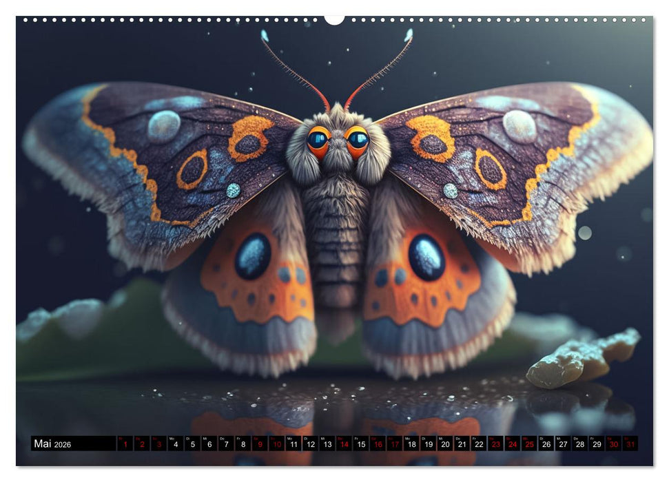 Kleine Tiere ganz nah (CALVENDO Premium Wandkalender 2026)