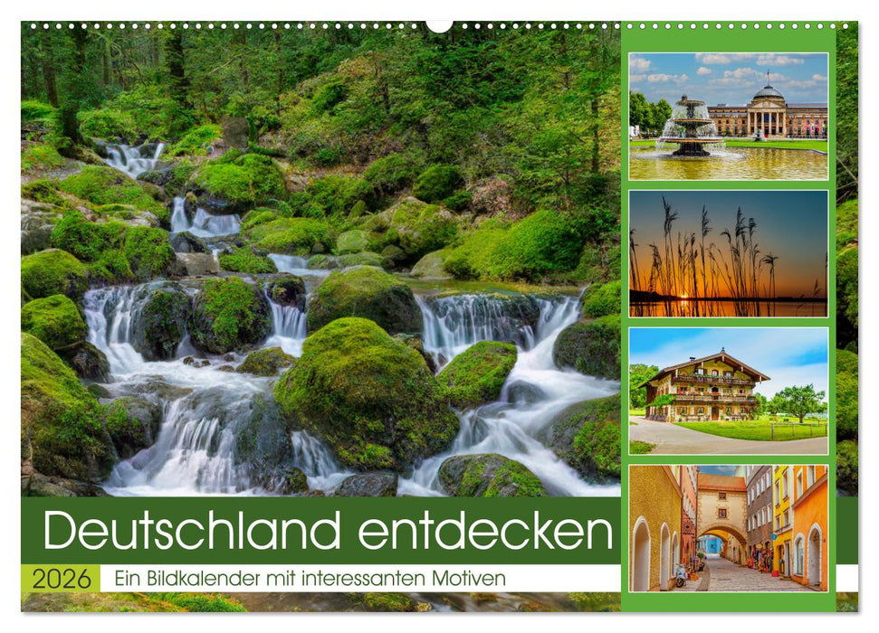 Deutschland entdecken (CALVENDO Wandkalender 2026)