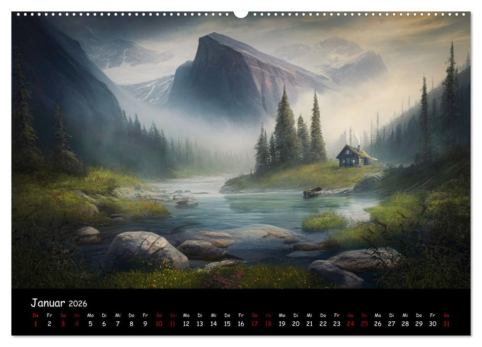 Ein Traum von Einsamkeit (CALVENDO Wandkalender 2026)