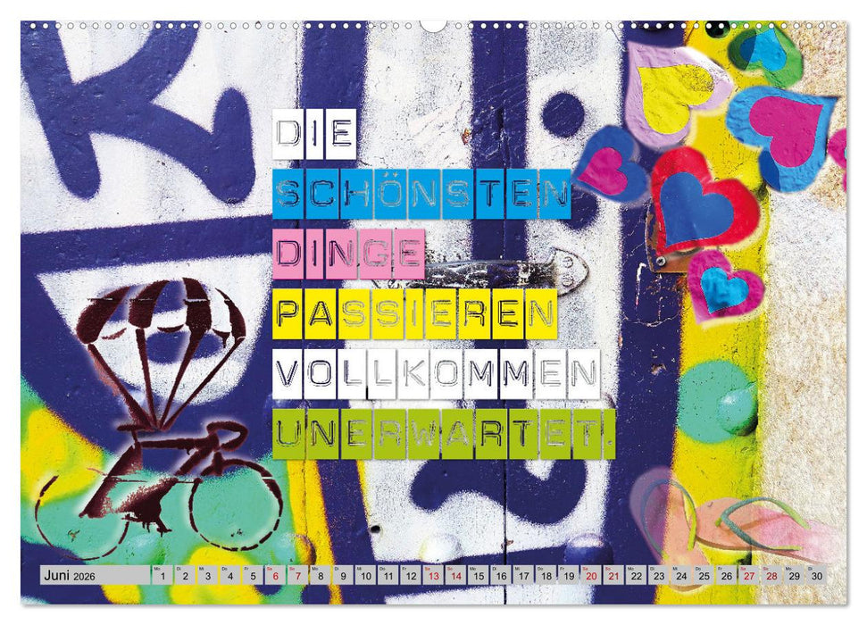 Optimisten leben länger (CALVENDO Premium Wandkalender 2026)