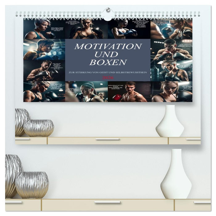 Motivation und Boxen (CALVENDO Premium Wandkalender 2026)