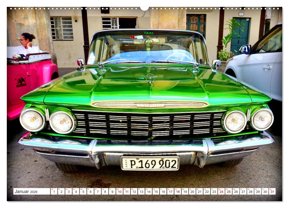 Chrom-Juwelen - Schmuckstücke auf Rädern 1960 (CALVENDO Premium Wandkalender 2026)