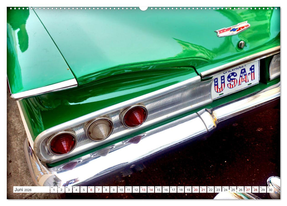Chrom-Juwelen - Schmuckstücke auf Rädern 1960 (CALVENDO Premium Wandkalender 2026)
