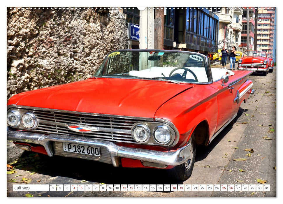 Chrom-Juwelen - Schmuckstücke auf Rädern 1960 (CALVENDO Premium Wandkalender 2026)