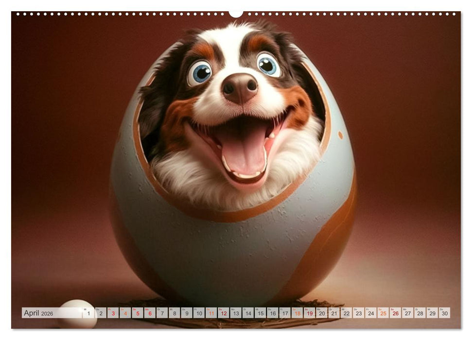 Comic Hunde (CALVENDO Wandkalender 2026)