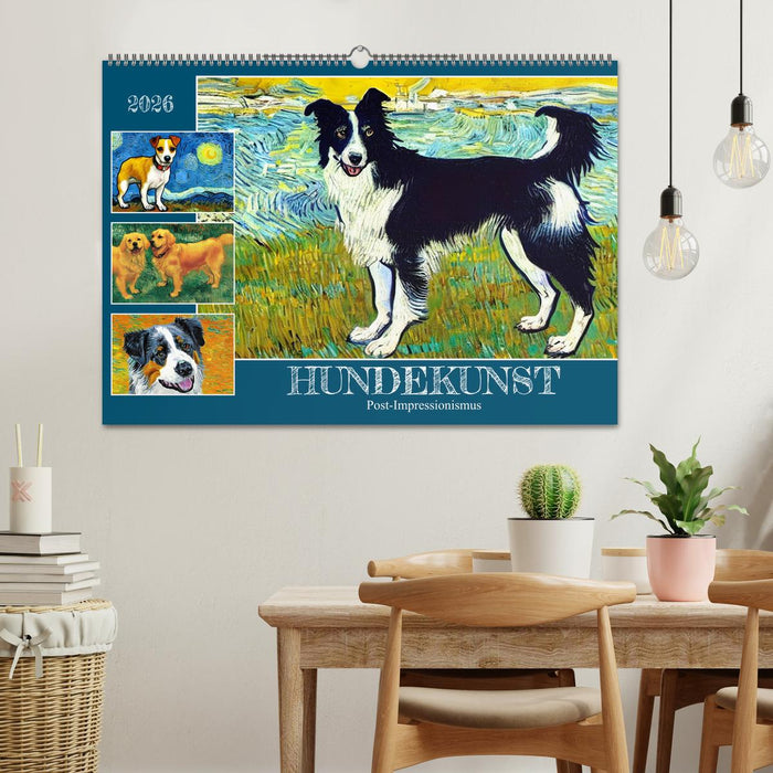 Hundekunst (CALVENDO Wandkalender 2026)