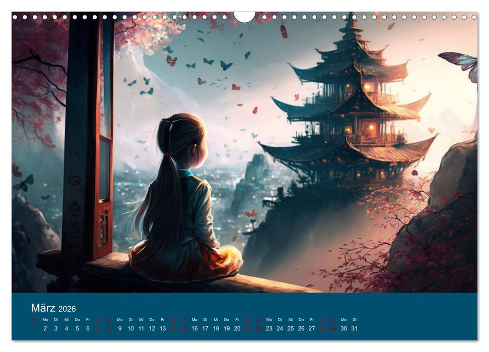Legenden des Orients Märchenhafte Szenen aus China (CALVENDO Wandkalender 2026)