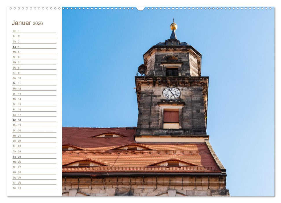 Königstein Perspektiven - Elbsandstein (CALVENDO Wandkalender 2026)