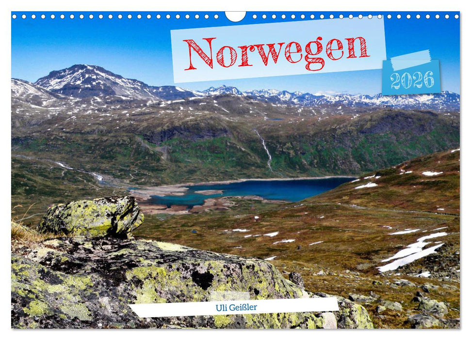 Norwegen Wanderbar (CALVENDO Wandkalender 2026)